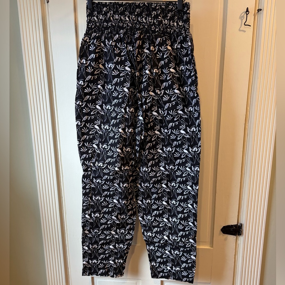 Lucy & Yak Black and White Print Pants